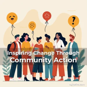 Artistic representation for Inspiring Change Through Community Action