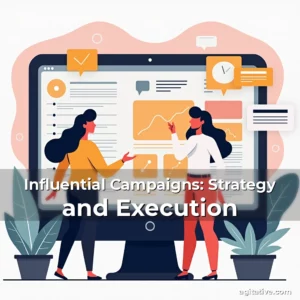 Artistic representation for Influential Campaigns: Strategy and Execution