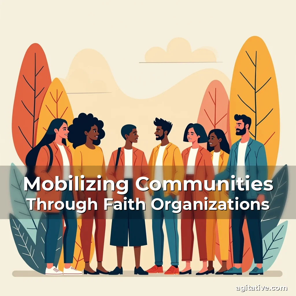 Artistic representation for Mobilizing Communities Through Faith Organizations