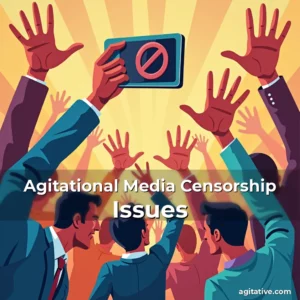 Artistic representation for Agitational Media Censorship Issues