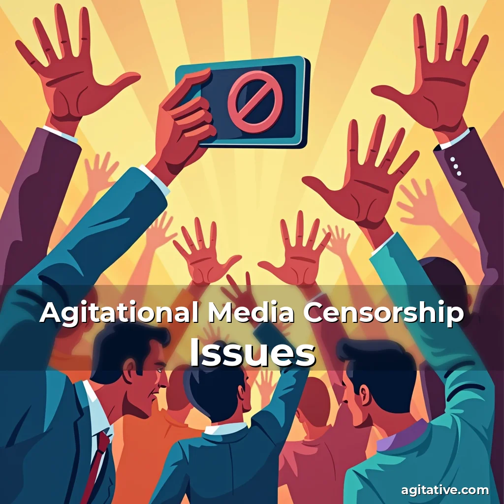 Artistic representation for Agitational Media Censorship Issues