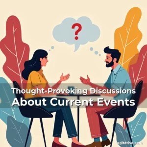 Artistic representation for Thought-Provoking Discussions About Current Events