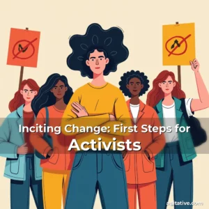 Artistic representation for Inciting Change: First Steps for Activists