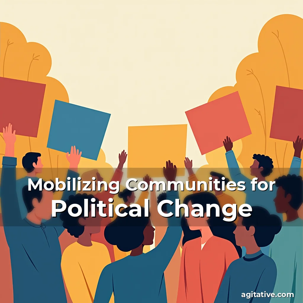 Artistic representation for Mobilizing Communities for Political Change