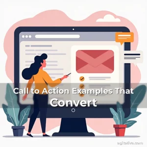 Artistic representation for Call to Action Examples That Convert