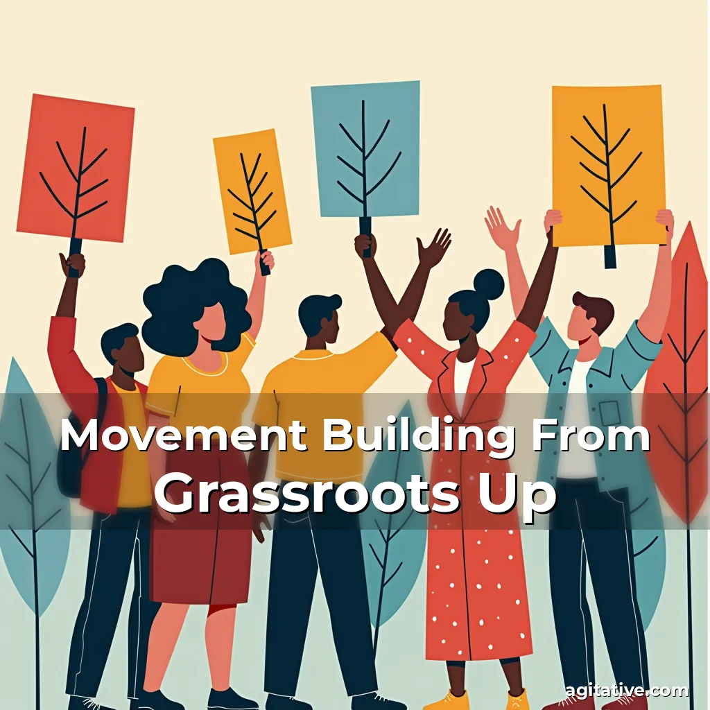 Artistic representation for Movement Building From Grassroots Up