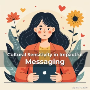 Artistic representation for Cultural Sensitivity in Impactful Messaging