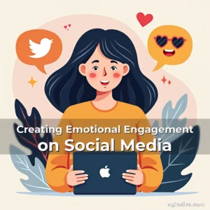 Artistic representation for Creating Emotional Engagement on Social Media