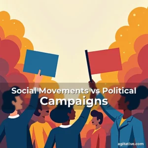 Artistic representation for Social Movements vs Political Campaigns
