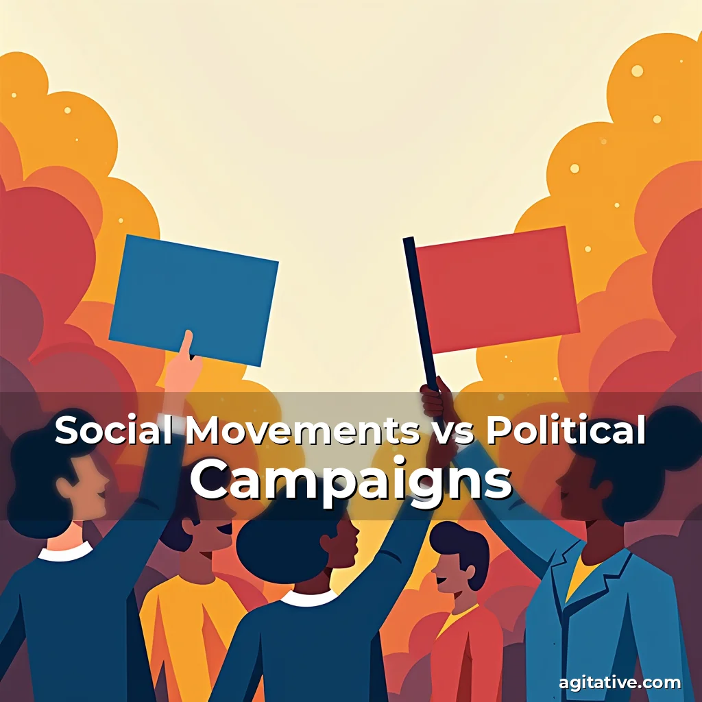 Artistic representation for Social Movements vs Political Campaigns
