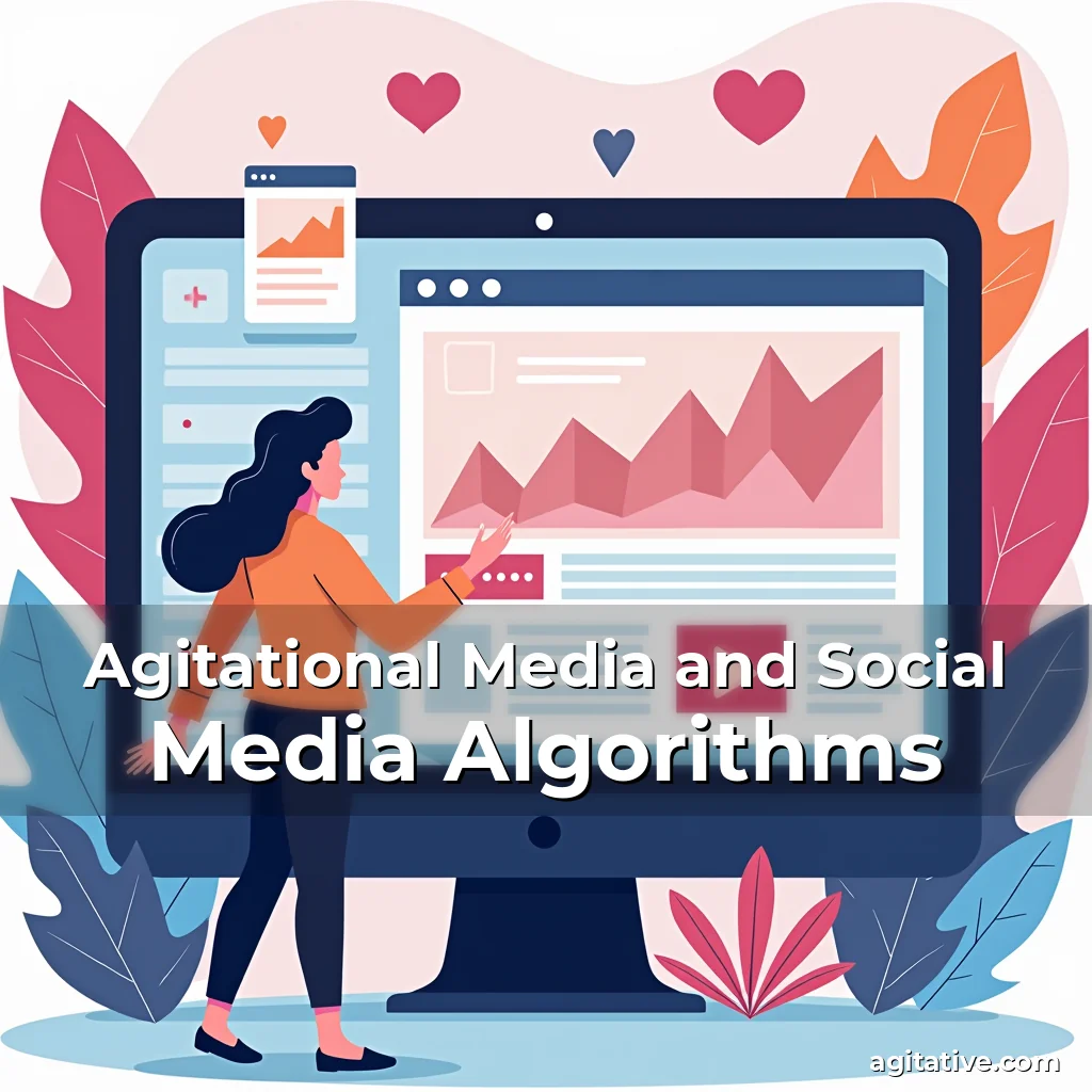 Artistic representation for Agitational Media and Social Media Algorithms